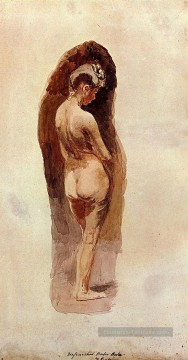 Femme Nu réalisme Thomas Eakins Peinture à l'huile